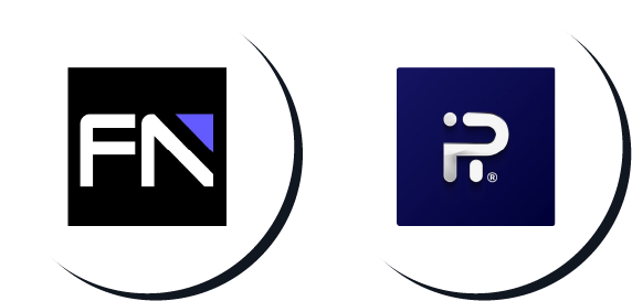 Logos of FundedNext and Funding Pip Prop Firm comoanies